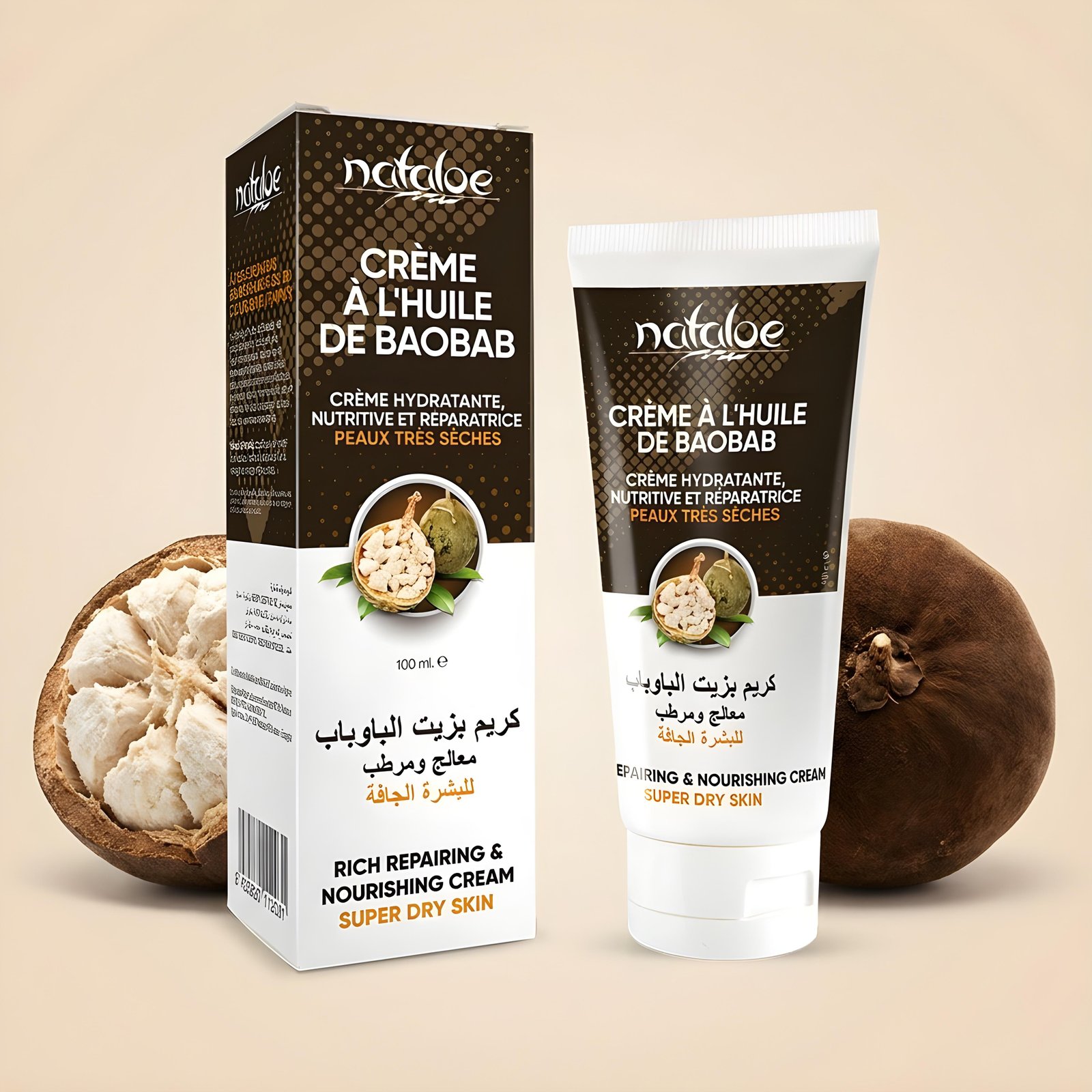 Crème hydratante baobab